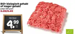 MCD Supermarkt BIO+ biologisch gehakt of mager gehakt aanbieding