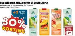 MCD Supermarkt DUBBELDRANK, MAAZA OF VAN DE BOOM SAPPEN aanbieding