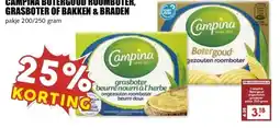 MCD Supermarkt CAMPINA BOTERGOUD ROOMBOTER, GRASBOTER OF BAKKEN & BRADEN aanbieding