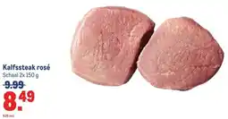 Makro Kalfssteak rosé aanbieding