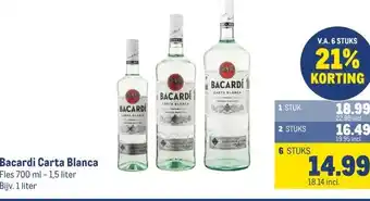 Makro Bacardi Carta Blanca aanbieding