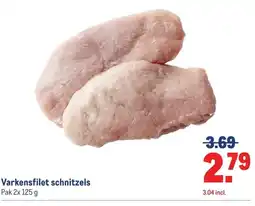 Makro Varkensfilet schnitzels aanbieding