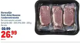 Makro Horecalijn Zuid-Amerikaanse runderentrecote aanbieding
