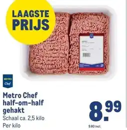 Makro Metro Chef half-om-half gehakt aanbieding
