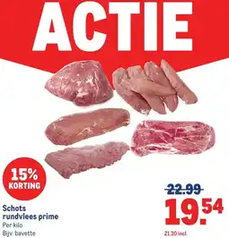 Makro Schots rundvlees prime aanbieding