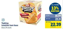 Makro Topking toasties ham kaas aanbieding