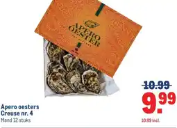 Makro Apero oesters Creuse nr. 4 aanbieding