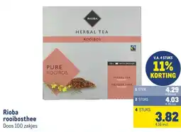 Makro Rioba rooibosthee aanbieding