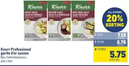 Makro Knorr Professional garde d'or sauzen aanbieding
