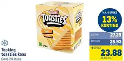 Makro Topking toasties kaas aanbieding