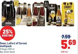 Makro Omer, LeFort of Cornet multipack aanbieding