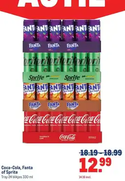 Makro Coca-Cola, Fanta of Sprite aanbieding