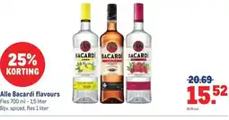Makro Alle Bacardi flavours aanbieding