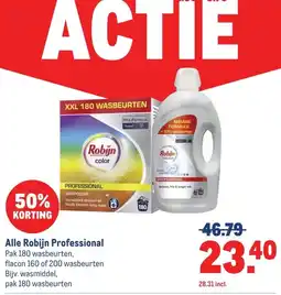 Makro Alle Robijn Professional aanbieding