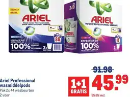 Makro Ariel Professional wasmiddelpods aanbieding