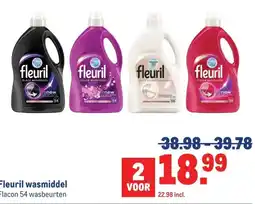 Makro Fleuril wasmiddel aanbieding