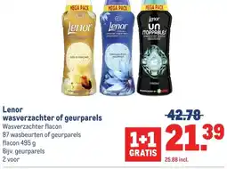 Makro Lenor wasverzachter of geurparels aanbieding