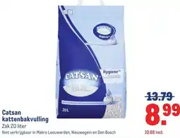 Makro Catsan kattenbakvulling aanbieding
