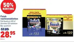 Makro Finish vaatwastabletten aanbieding