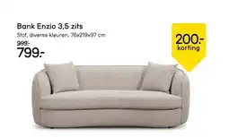 Leen Bakker Bank Enzio 3.5 zits aanbieding