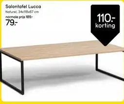 Leen Bakker Salontafel Lucca aanbieding