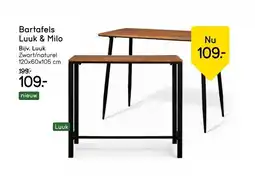 Leen Bakker Bartafels Luuk & Milo aanbieding