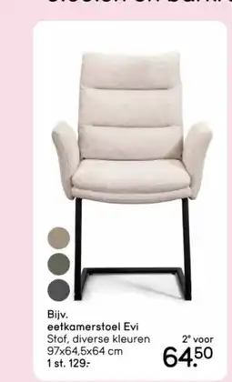 Leen Bakker Heel veel eetkamer- stoelen en barkrukken aanbieding