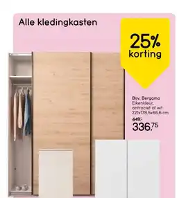 Leen Bakker Alle kledingkasten aanbieding