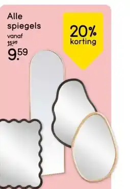 Leen Bakker Alle spiegels aanbieding