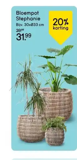Leen Bakker Bloempot Stephanie aanbieding