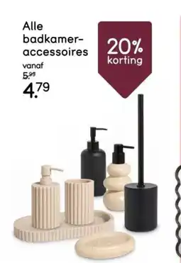Leen Bakker Alle badkamer- accessoires aanbieding