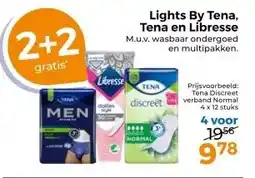 Trekpleister Lights By Tena, Tena en Libresse aanbieding