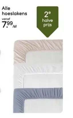 Leen Bakker Alle hoeslakens aanbieding