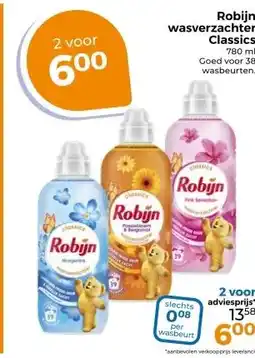 Trekpleister Robijn wasverzachter Classics aanbieding