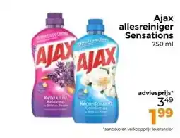 Trekpleister Ajax allesreiniger Sensations aanbieding