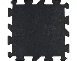 Hornbach Rubberen tegel puzzel zwart 50x50x2,5 cm aanbieding