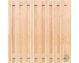 Hornbach ELEPHANT Schutting XL Douglas hout gezaagd PEFC 17 lamellen 200x200 cm aanbieding