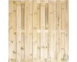 Hornbach ELEPHANT Schutting Bristol geïmpregneerd grenenhout glad PEFC 15 lamellen 180x180 cm aanbieding