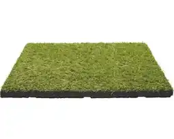 Hornbach Rubberen tegel kunstgras groen 50x50x2,5 cm aanbieding