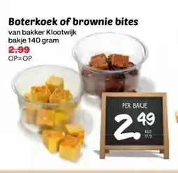 CoopCompact Boterkoek of brownie bites aanbieding