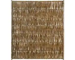 Hornbach OUTDOOR LIFE Wilgenscherm geolied hout bruin PEFC 120x180 cm aanbieding