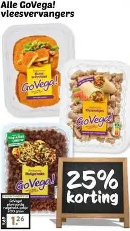 CoopCompact Alle GoVega! vleesvervangers aanbieding