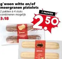 CoopCompact g'woon witte en/of meergranen pistolets aanbieding