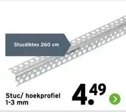 GAMMA Stuc/ hoekprofiel 1-3 mm aanbieding