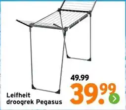 GAMMA Leifheit droogrek Pegasus aanbieding