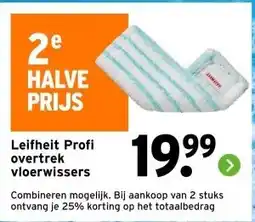 GAMMA Leifheit Profi overtrek vloerwissers aanbieding