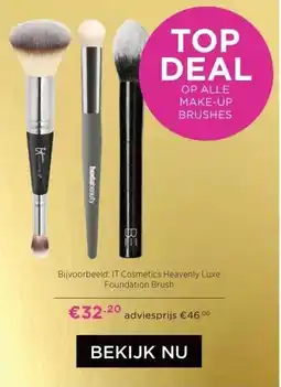 ICI Paris XL Bijvoorbeeld: IT Cosmetics Heavenly Luxe Foundation Brush aanbieding