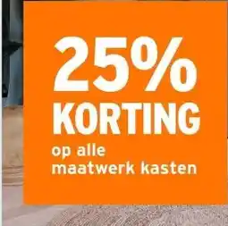 GAMMA op alle maatwerk kasten aanbieding