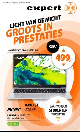 Expert Acer Aspire Lite (AL15-44P-R38W) aanbieding