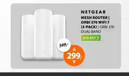 Expert Netgear Orbi 370 Dual-Band WiFi 7-Mesh Systeem (3-pack) aanbieding